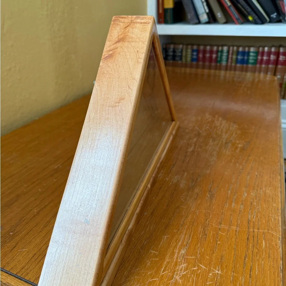 Wooden Flag Display Case